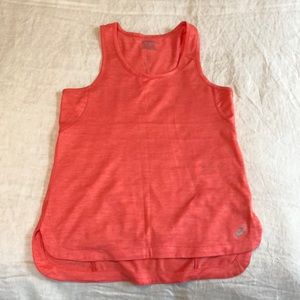 ASICS athletic tank top - size small - salmon/orange color